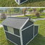 Dog House Outdoor Solid Wood Kennel Outdoor Rain and Sun Protection Dog House Medium and Large Kennel Dog Villa Wooden Pet Nest