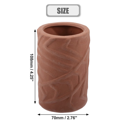 UXCELL Fish Tank Hideaway Rock Cave Ceramic Aquarium Decoration Fish Shrimps Shelter Pet Pottery House Canister Accessories