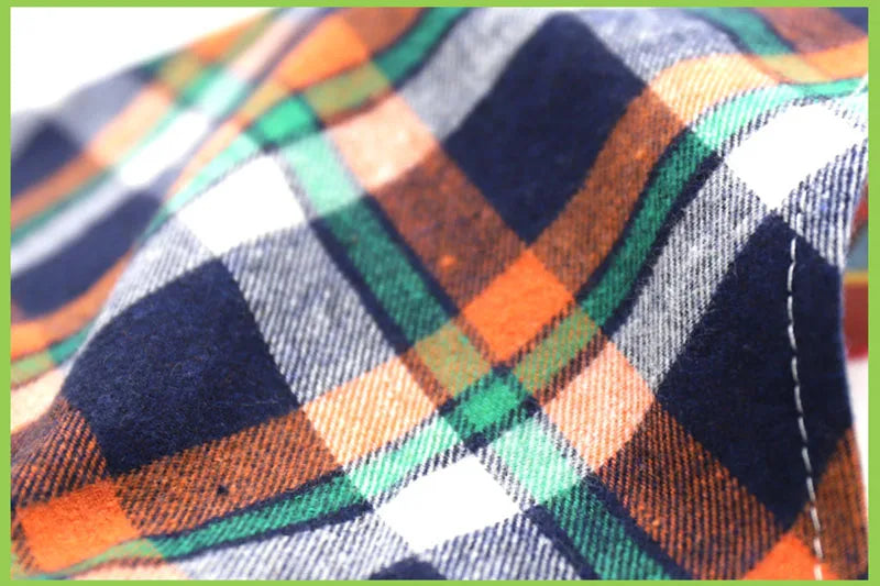 Plaid Cat Dog Bandana Pet Puppy Soft Cotton Bandanas Handkerchiefs Scarfs Triangular Bandages Accessories for Kittens Puppies
