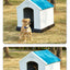 Stray kennel outdoor rainproof waterproof kennel pet dog shed large and small dog cage house type dog house outdoor