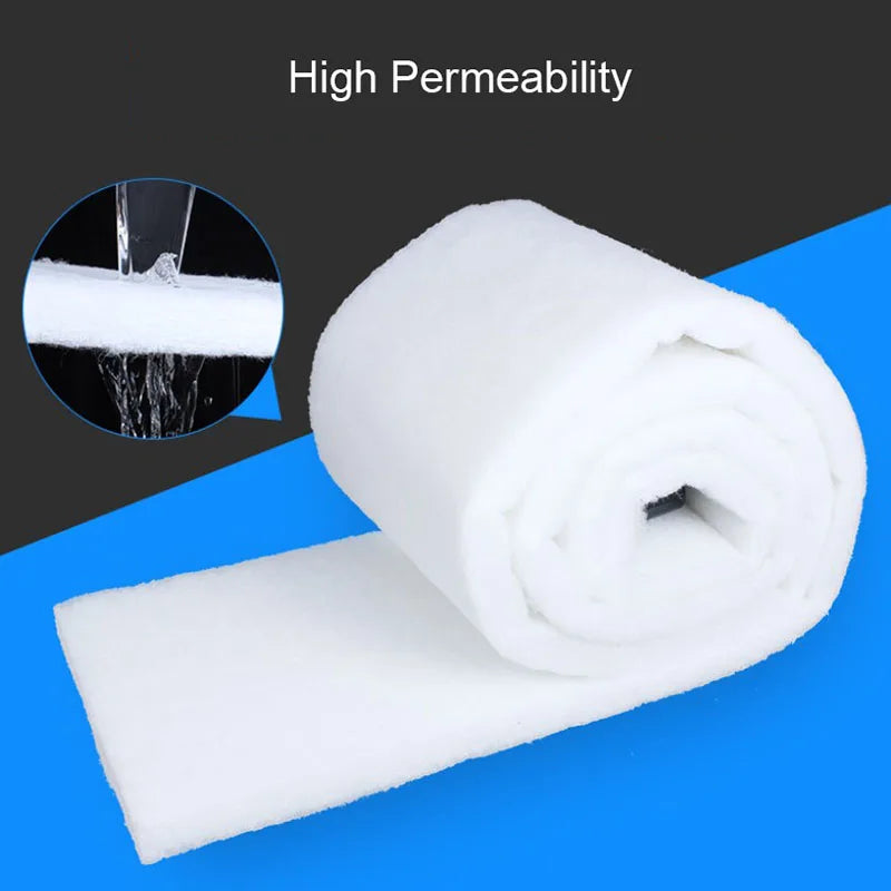 Aquarium Filter Super Thick Biochemical Filter Cotton Sponge for Aquarium Fish Tank Bio Cotton Foam Skimmer 50x12x3cm 100x12x3cm