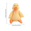 Cute animal shape plush dog toys Bite resistant teeth interactive pet supplies