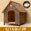 Outdoor Kennel Warm Small Stable Puppy Dog Pet Nest Bed Corgi Waterproof Cover Wooden House Solid Wood Golden Retriever