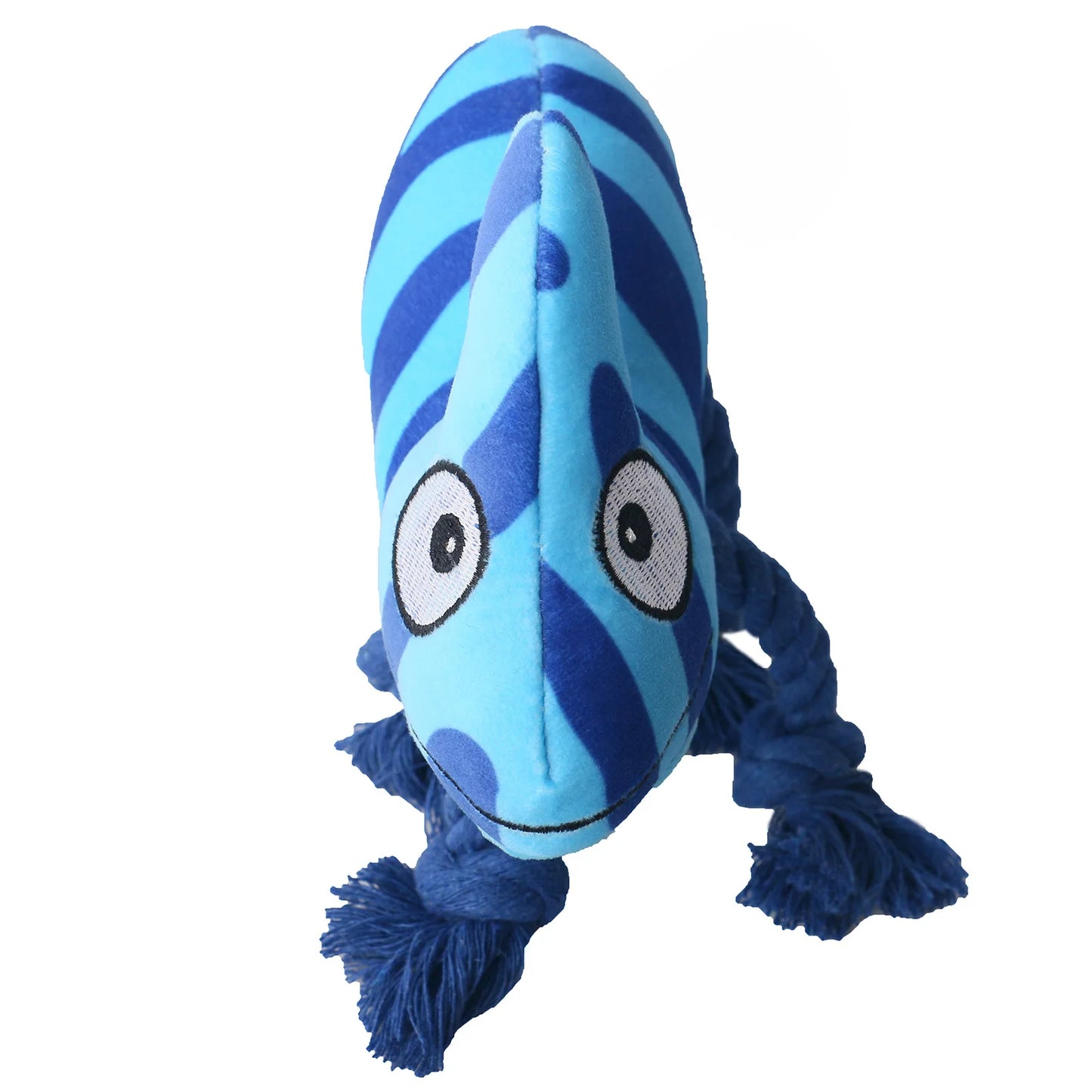 Dog Plush Toy Plush-filled Striped Lizards Squeak And Sound Pet Toys Interactive Dog Toys Fleece Squeak Toys