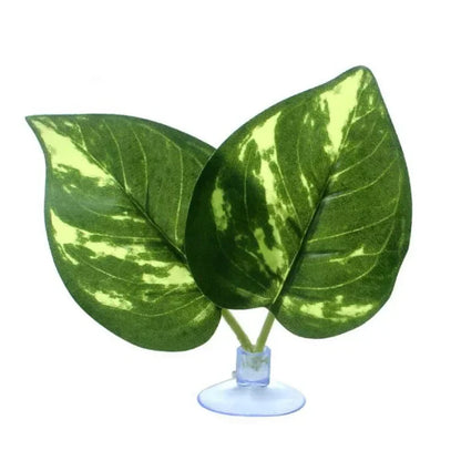 1Pc Artificial Aquarium Leaf Plants Decoration Betta Fish Rest Spawning Ornamental Plant Betta Fish Play Relax Hide Leaf Hammock