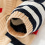 Autumn Winter Dog Clothes Chihuahua Bichon Pet Dog Sweater Soft Striped Cardigan Coat Puppy Warm Knitted Jacket Dog Girl Costume