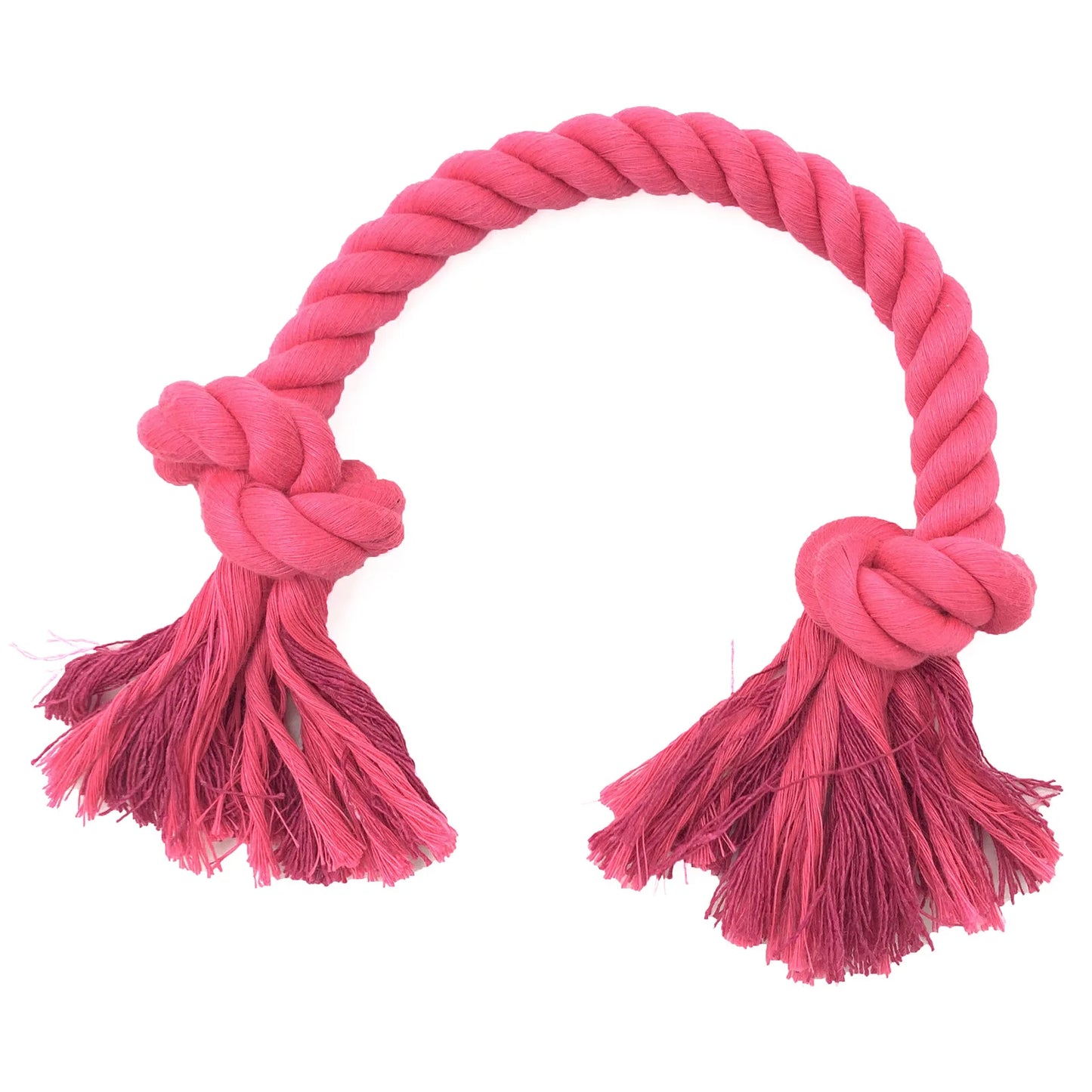 Dog Plush Toy 12cm Diameter Three Strands Of Colored Knotted Cotton Rope Knot  Gnawing And Grinding Dog Toy Fleece Squeak Toys