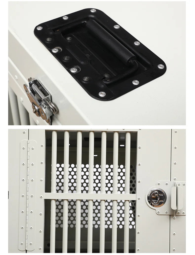 Car pet cage foldable aviation thickened dog cage Ventilated firm pet dog dog cat cage directly from the manufacturer