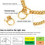 Stainless Steel Gold Dog Chain Collar 10MM Wide Metal Cuban Links For Small Medium dog Large Dogs Walking Training collar