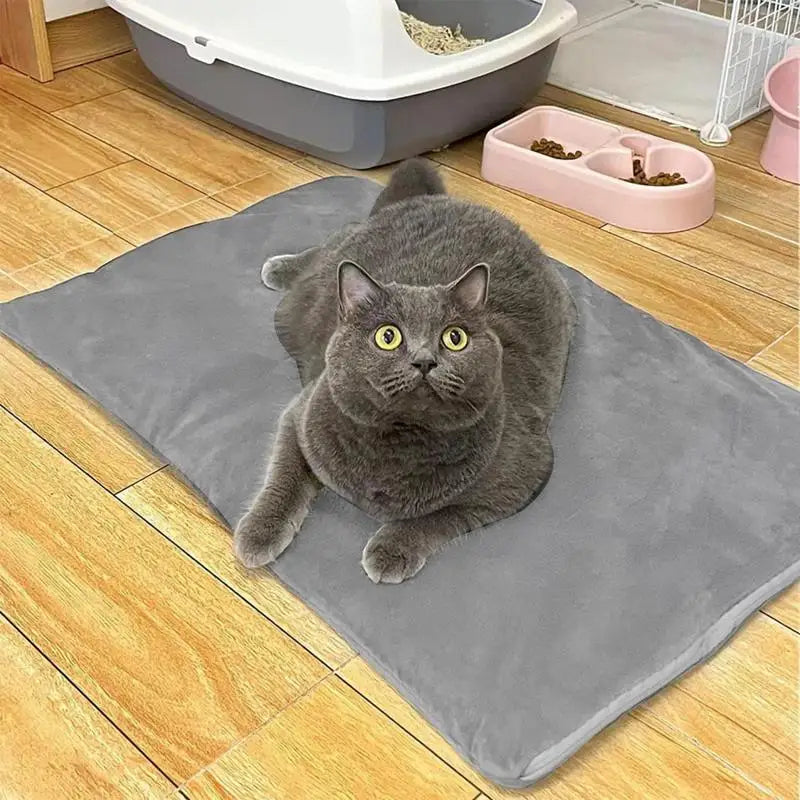 Pet Heating Pad Electric Heated Bed for Dog Indoor Pet Warming Mat with Adjustable Temperature Cat Electric Pads for Home Dorm