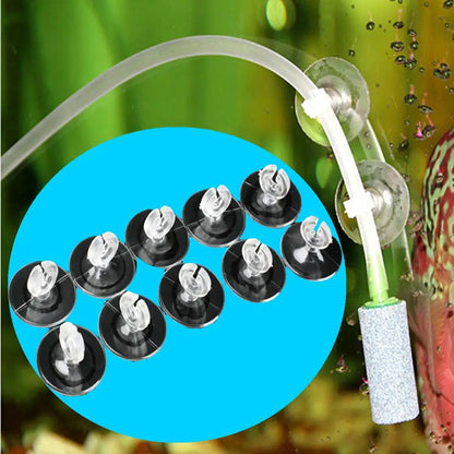 UXCELL 10/20/30/38/40/50/100PCS Aquarium Suction Cup For 5/6mm Air Line Pipe Tube Wire Holder Sucker Fish Tank Pump Accessories
