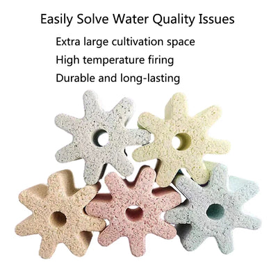 New Aquarium Fish Tank Big Seven Corners Filter Media Biological Ball Bio filter for Aquarium Culture Nitrifying Bacteria House