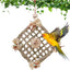 Bird Cage Hammock Swing Toy Woven Cage Hammock Parrot Swing Toy Teeth Care Bird Climbing Hammock Playing For Parrots Parakeets