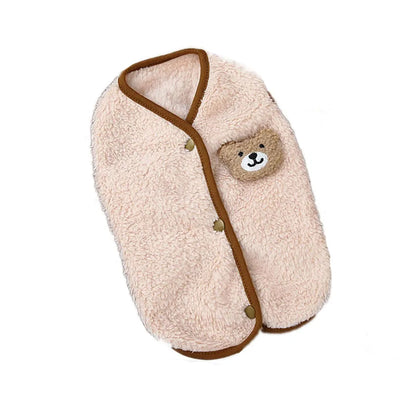 Pet Dog Clothes Winter Fleece Dog Vest Coat Plus Warm Jacket for Small Dogs Cats Clothing Puppy French Bulldog Chihuahua Apparel