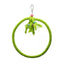 Rope Perches For Bird Cages Circle Rope Swing Easy Installation Natural Safe Soft Cotton Round Bird Swing For African Grey Macaw
