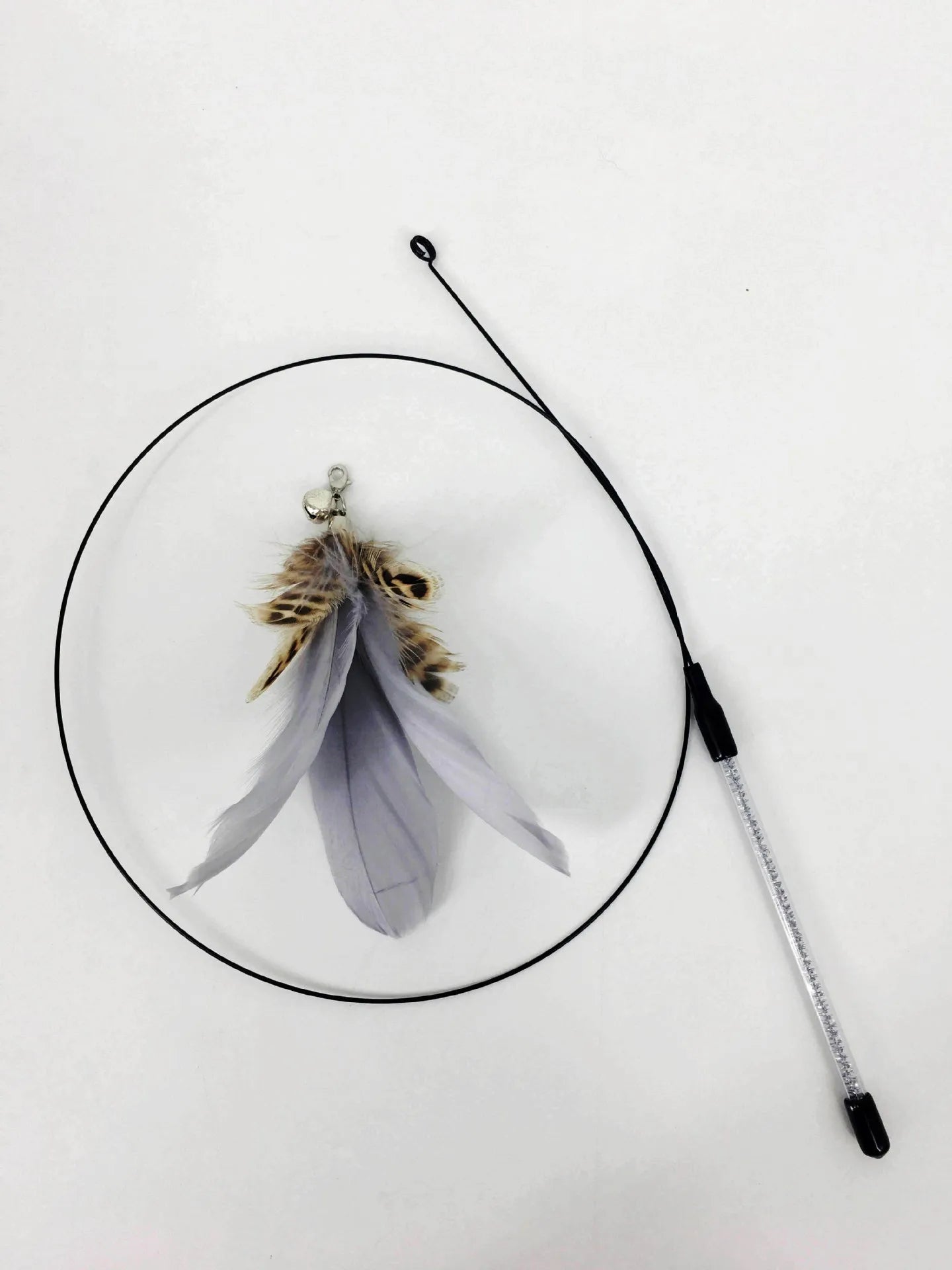 Wire Feather Cat Tickling Stick Pet Products for Cats Pet Cat Toys Interactive Cat Stick Toy Kitten Playing Pet Accessories