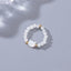 1pcs Natural Moonstone Obsidian Rings Beads Minimalist Fidget Ring Cute Black White Cat Ring Women Men Party Accessories Jewelry