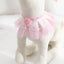 Lovely Pearl Veil Pet Collars for Chihuahua Pink Lace Small Dogs Bandana Neck Accessories Party Collar Decoration Cat Necklace