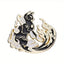 7Pcs Gothic Punk Bird Enamel Pins Custom Animal Cartoon Brooches Jewelry Clothes Accessoris Shirt Collar Lapel Badge Pin for Fri