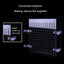 Transparent Acrylic Fish Tank Isolation Board Aquarium Grid Separation Separator Portable Water Supply Acrylic Divider Terrarium
