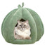 Pumpkin Cat Bed Deep Sleep Comfort In Winter Cat Bed Warm Cat House Enclosed Cat Bed Pets Tent Cozy Cave Nest Indoor Cat Nest