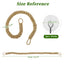 UXCELL Reptile Climbings Jute Ropes Hermit Climbing Rope Ladder Trapez With Suction Cup for Tank Terrarium Accessories