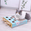 Cat whack-a-mole toy interactive play Cat scratch board Corrugated paper cat box claw grinder toy
