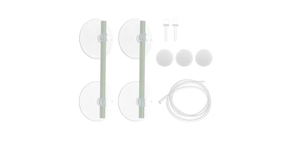 UXCELL Aquarium Floating Plant Corral Floating Plant Fence for Aquarium with Suction Cups Aquarium Floating Plant Fence