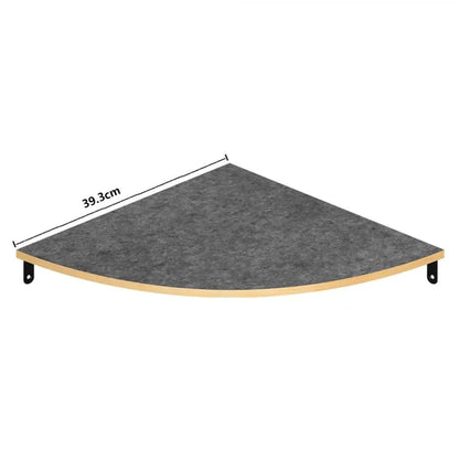 1 Piece Wall Mounted Furniture Frame Cat Climbing Shelves Stairway and Hammock with Sisal Scratching Post for Perch and Sleeping
