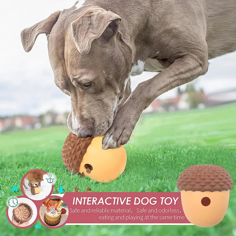 Dog Food Puzzle Portable Dog Slow Feeder Puzzle For Treat Bite-Resistant Dog Treat Dispenser Toy Dog Puzzle Feeder Dog Chew Toy