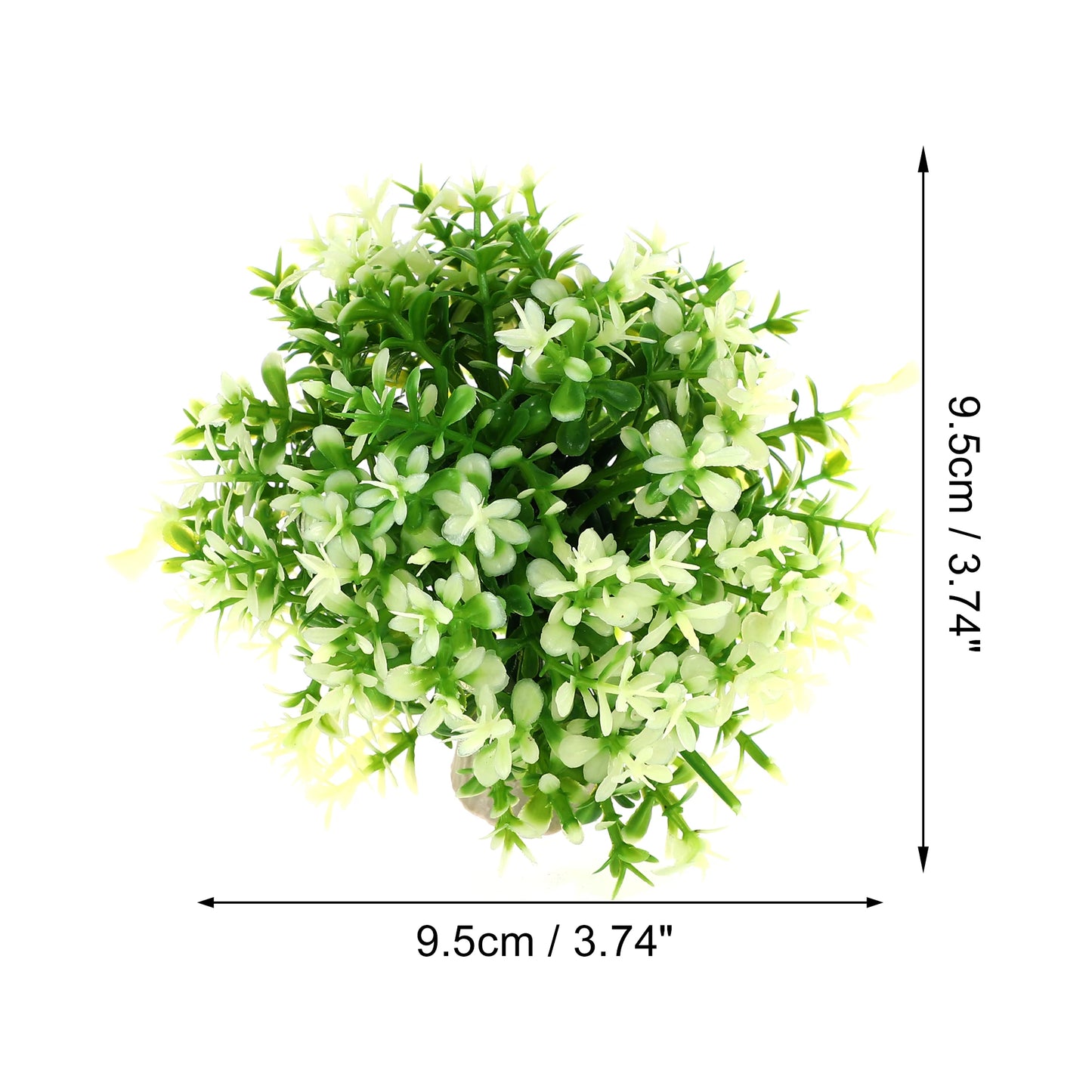 UXCELL Aquarium Artificial Plastic Lawn Water Weeds Ornament Grass for Fish Tank Landscape Plants Decoration Accessories