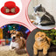 Red Pet Hats For Christmas Dog Hats Bow Tie Christmas Deer Pattern Pet Hats Soft Cute Christmas Ornaments Adjustable Pet Costume