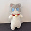 Kawaii Long Kitten Plush Toy Oblong Orange Black Siamese Cat Nap Sleep Throw Pillow for Kids School Home Bed Decor Hug Cushion