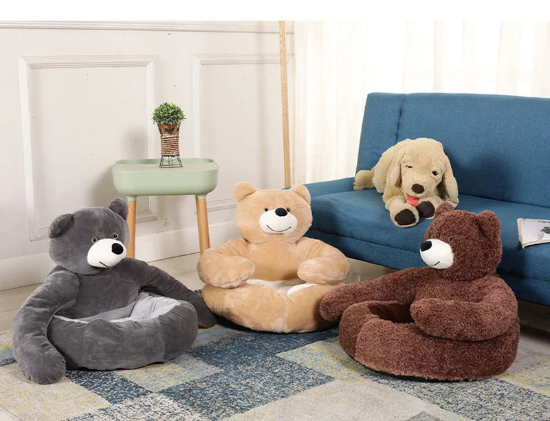 Dog Sofa Bed Fluffy Accessories Large Pet Beds Bad Basket Small Pets Dogs Mat Supplies Puppy Products Medium Cats Kennel Baskets