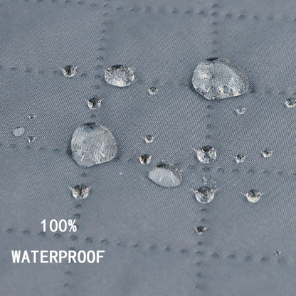 Waterproof Dog Bed Cover Gray Pet Blanket with Anti-Slip Back for Furniture Bed Couch Sofa Reversible Pet Sofa Cover Mattress