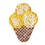 Slow Feeder Dog Bowl Dog Feeding Bowls Silicone Ice Cream Shaped Food Bowl Dog Dishes with Suction Cup Cat Feeder for Healthy
