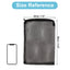UXCELL Aquarium Filter Media Bags Fine Zipper Mesh Filter Bags for Fresh Saltwater Tanks Reusable Fish Tank Filter
