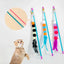 1 PCs New Elastic String Imitated Furs Bug Funny Cat Stick Suitable for Cats