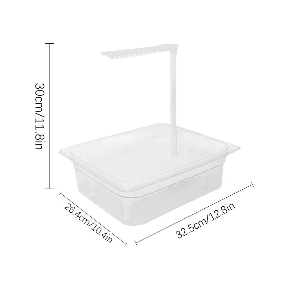 Bird Shower Box Automatic Parrot Bath Fountain Multipurpose Bird Bathtub With Multiple Faucets For Parakeet Cleaning Supplies