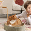 Cat Scratcher Cat Scratch Bed Sturdy Scratcher Pad Oval Cat Scratch Pad Bowl Nest Multifunctional Pet Sleeping Mat for Indoor