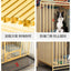 Dog cage Medium and large dog household Dog cage with toilet Square pipe Bold reinforcement Villa indoor Golden Retriever Labrad