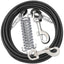 Tie Out Cable Dog Walking Training Glue coating Leashes Double Head Pet Wire Rope with Steel Buckle For Two Dogs Usage