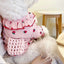 Puppy 2024 Clothes Cotton Girl Dog Undershirt Summer Dog Cooling Vest Dog Strawberry Shirt Chihuahua Bichon Apparel Dog Clothing