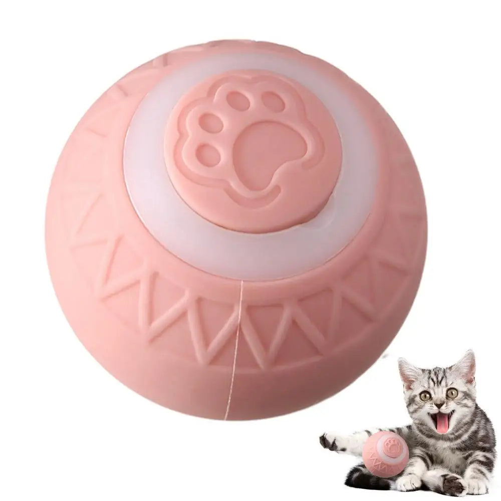 Cat Interactive Ball Intelligent Sensing Rolling Ball Toys Automatic Rolling Magic Ball Toy Rotating Ball Cat Game Accessories