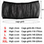 Mesh Bird Cage Cover Shell Skirt Net Easy Cleaning Seed Catcher Guard Bird Cage Accessories Nylon Parrot Bird Cage Net