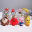 Cartoon Bugs Bunny Doll Keychain Cute Tweety Bird Daffy Duck Porky Pig Key Rings Pendant Accessories for Kids Birthday Gifts