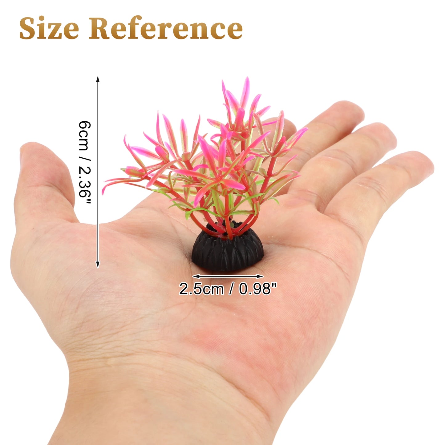 UXCELL Aquarium Artificial Plants Underwater Grass Fish Tank Accessories for Aquarium Simulation Decoration Plastic Ornament