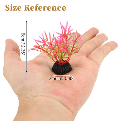 UXCELL Aquarium Artificial Plants Underwater Grass Fish Tank Accessories for Aquarium Simulation Decoration Plastic Ornament
