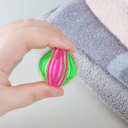 6pcs Nylon Laundry Ball Washing Machine Decontamination Ball Fur Lint Sticking Dedusting Roller Pet Hair Removal Ball in Laundry