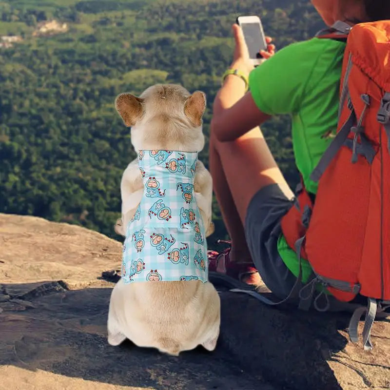 Pet Cooling Shirt Cooling Vest For Dogs Cooling Shirt For Dog Anti-Heatstroke Vest Dog Cool Clothes Breathable Wrap Accessories